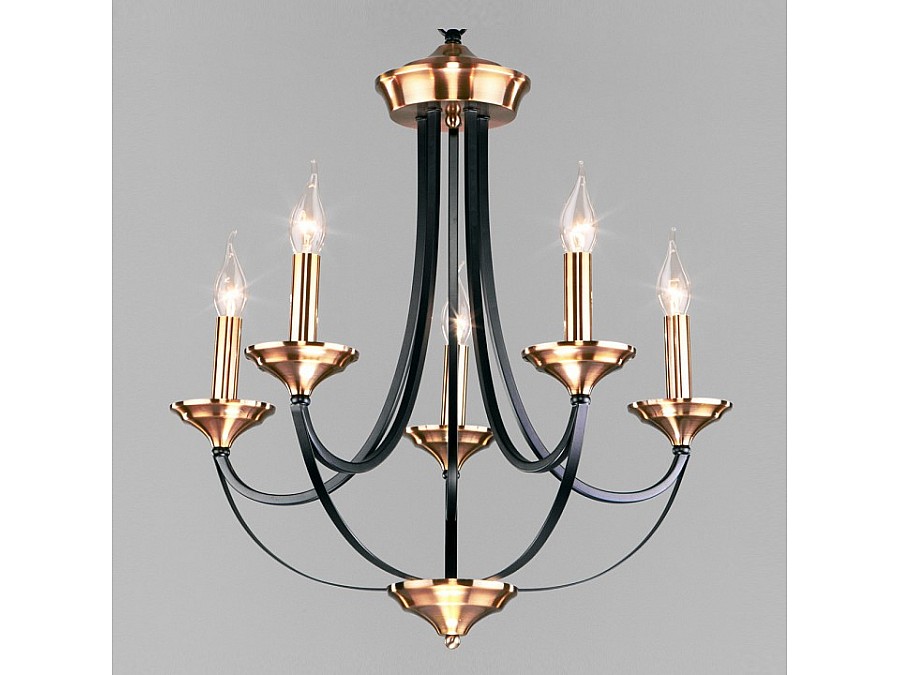 Подвесная люстра Eurosvet Lazzaro 60098/5 черный