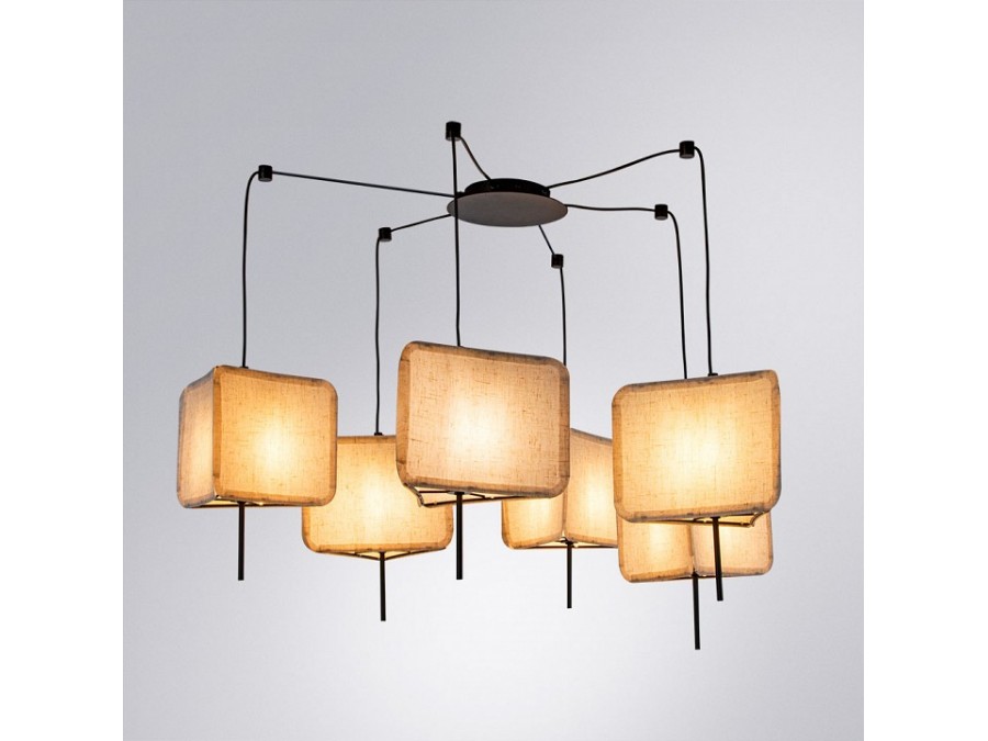 Подвесная люстра Arte Lamp TRIXIE A7084SP-6BK
