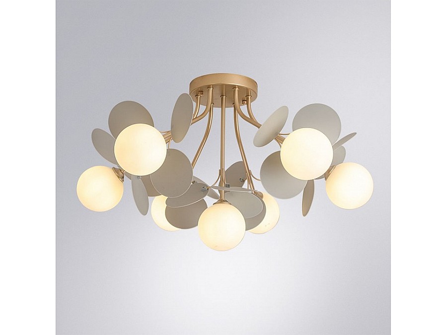 Потолочная люстра Arte Lamp Peacock A1369PL-7GY