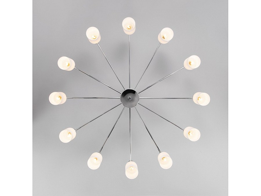 Потолочная люстра Eurosvet Vegga 70160/12 хром Smart