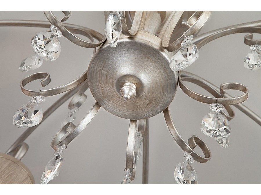 Потолочная люстра Eurosvet Liona 60065/8 серебро