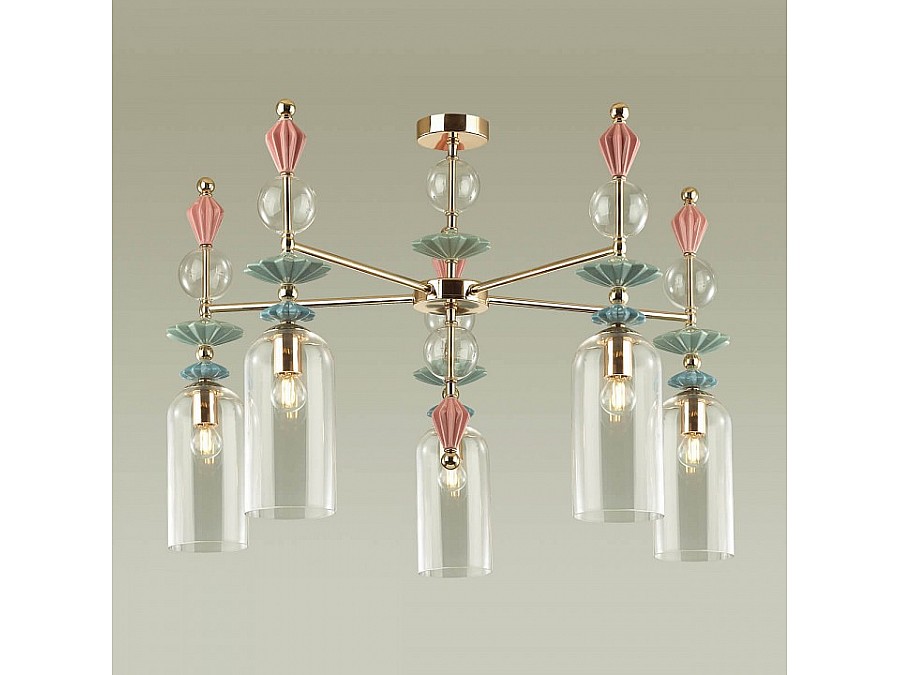 Потолочная люстра Odeon Light Bizet 4855/5C