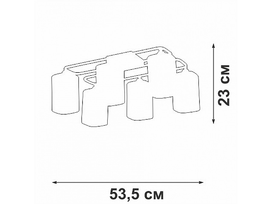Потолочная люстра Vitaluce V3092 V3092-1/6PL