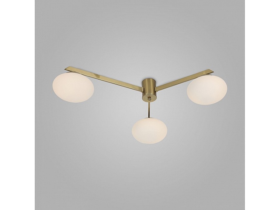 Потолочная люстра Eurosvet Opaline 70220/3 латунь