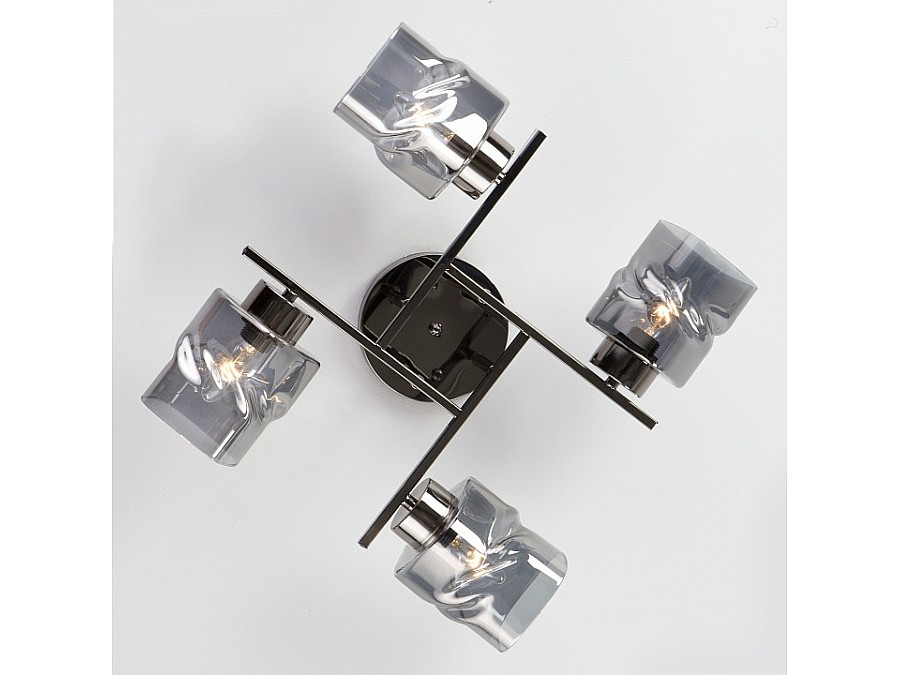 Потолочная люстра Eurosvet Hilari 30165/4 черный жемчуг