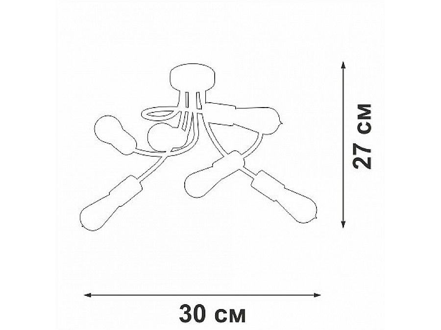 Потолочная люстра Vitaluce V3928 V3928-1/6PL