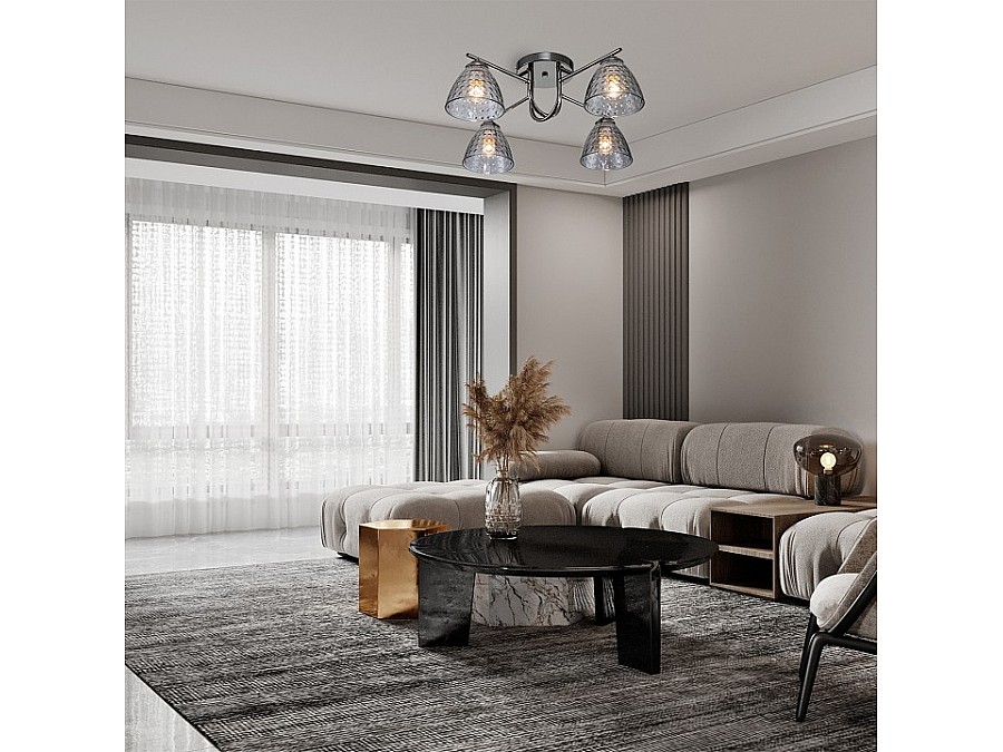 Потолочная люстра Escada Adonis 659/4PL Black