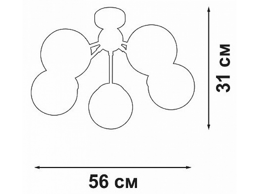 Потолочная люстра Vitaluce V3772 V3772-8/5PL