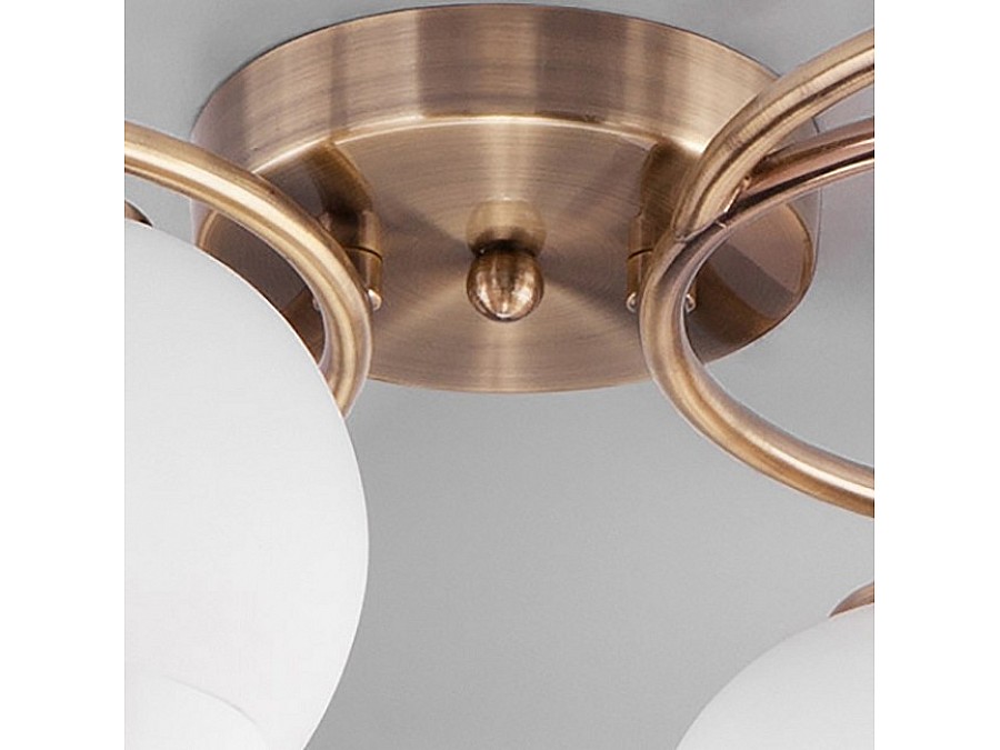 Потолочная люстра Eurosvet Alba 30144/4 античная бронза