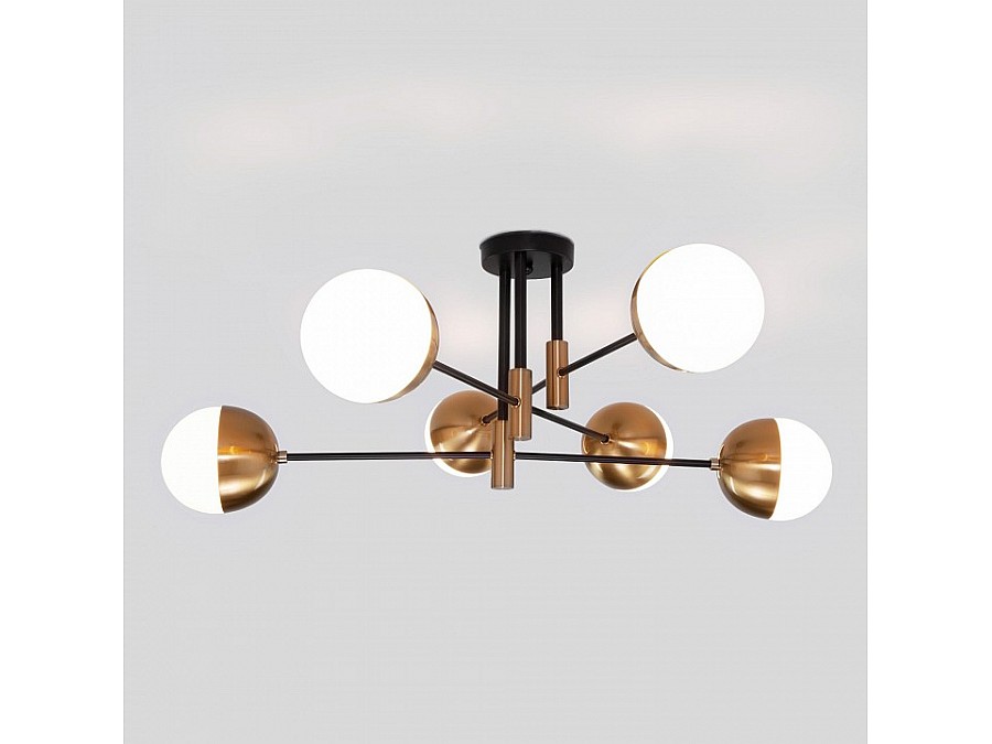 Потолочная люстра Eurosvet Nuvola 70129/6 латунь