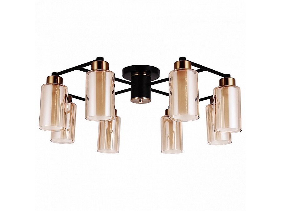 Потолочная люстра Arte Lamp Leo A7027PL-8BK