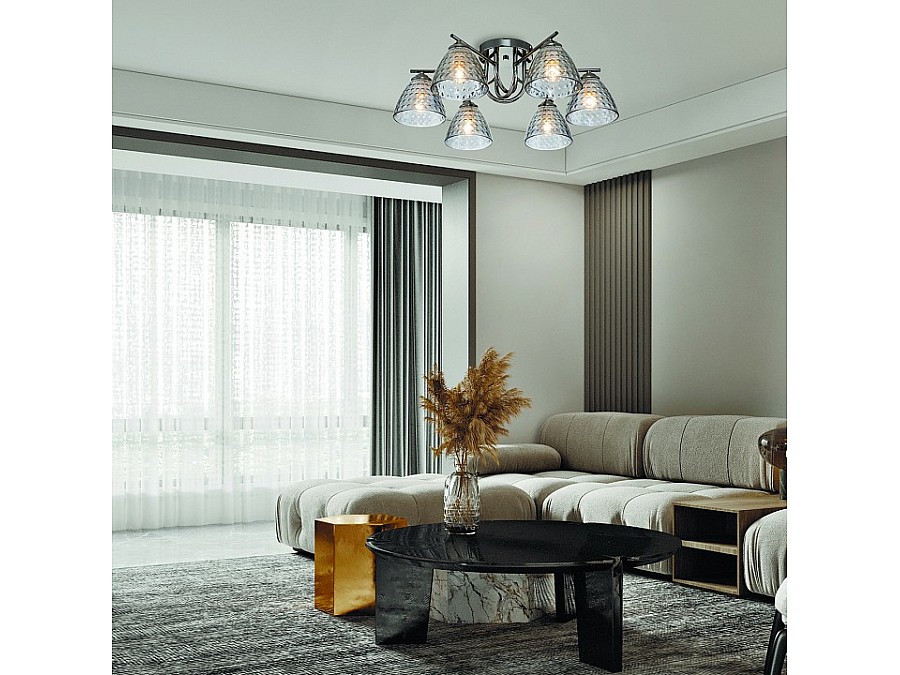 Потолочная люстра Escada Adonis 659/6PL Black