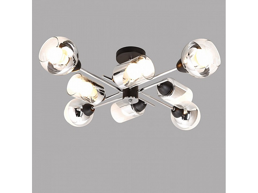 Потолочная люстра Imex MD.8243 MD.8243-8-S-BK+CH