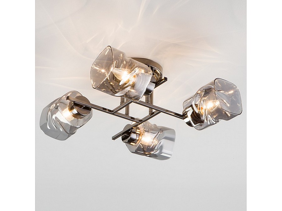 Потолочная люстра Eurosvet Hilari 30165/4 черный жемчуг