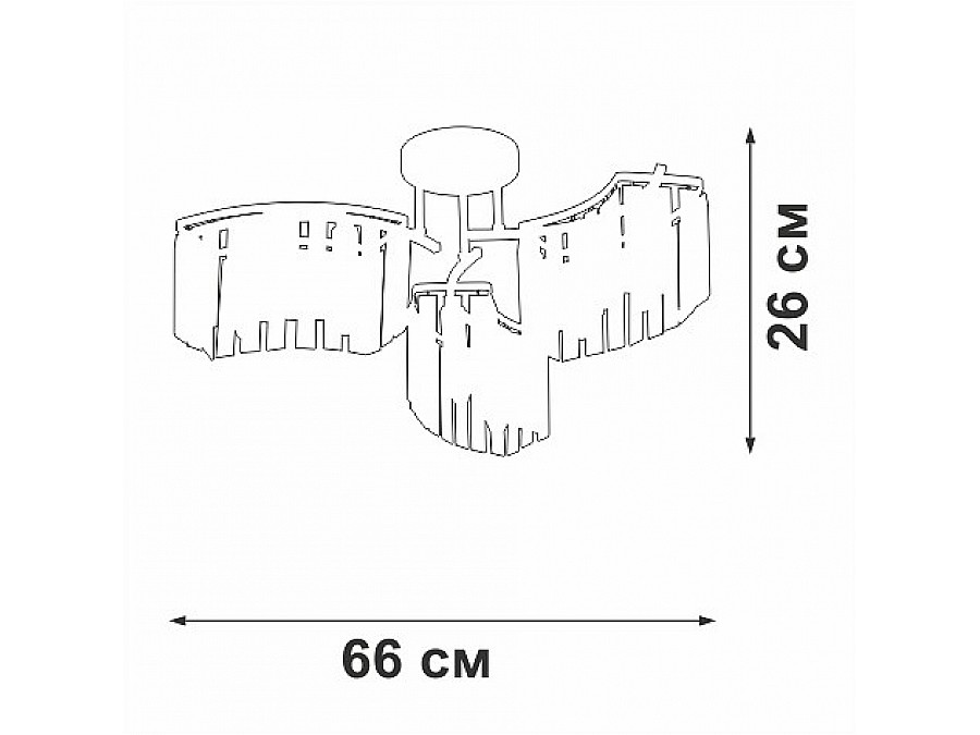 Потолочная люстра Vitaluce V5884 V5884-0/6PL
