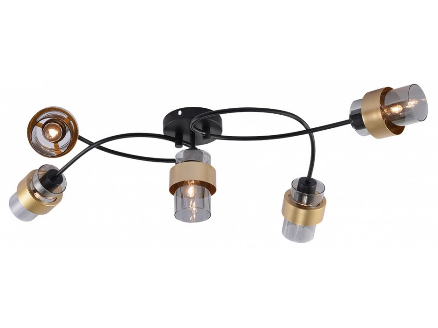 Потолочная люстра Escada 1139 1139/5P Black/Gold