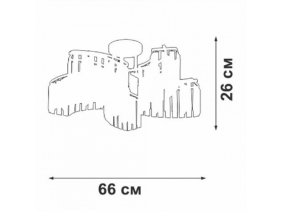 Потолочная люстра Vitaluce V5884 V5884-0/10PL