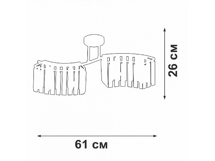 Потолочная люстра Vitaluce V5884 V5884-0/4PL