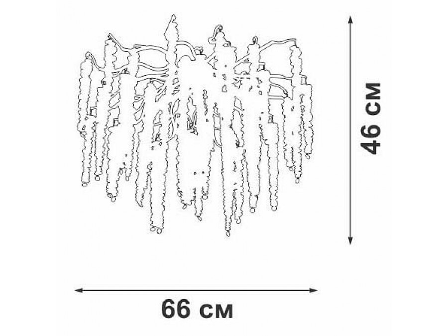 Потолочная люстра Vitaluce V28551 V28551-1/7PL