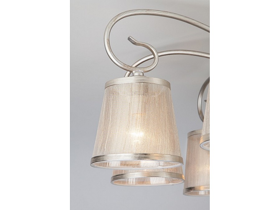 Потолочная люстра Eurosvet Liona 60065/8 серебро