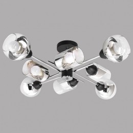 Потолочная люстра Imex MD.8243 MD.8243-8-S-BK+CH