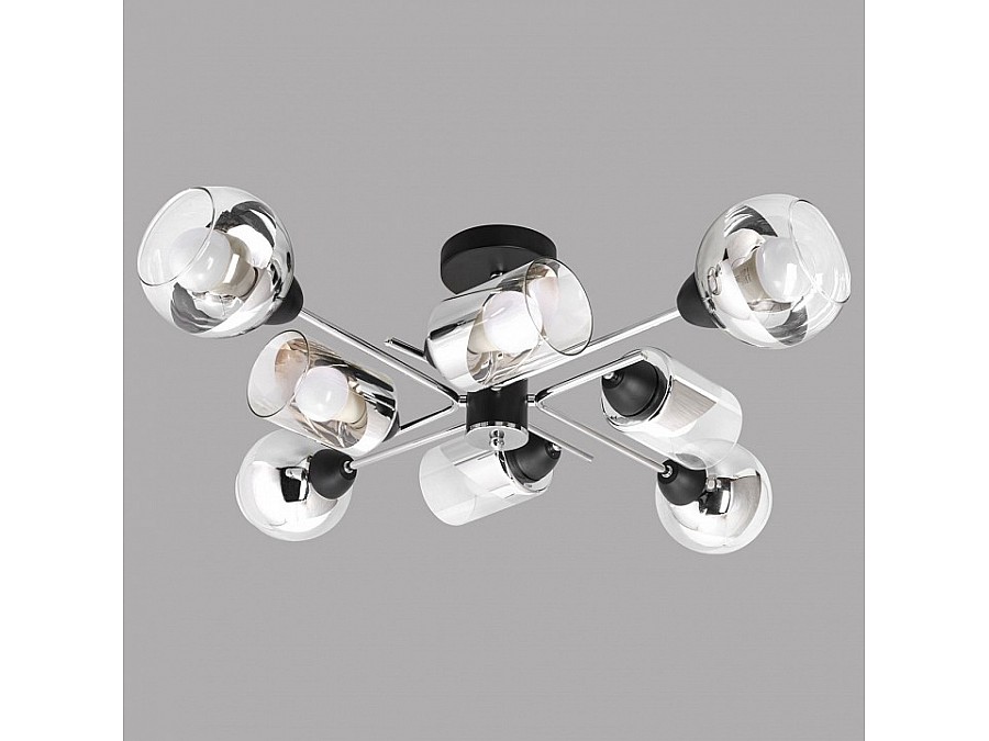 Потолочная люстра Imex MD.8243 MD.8243-8-S-BK+CH