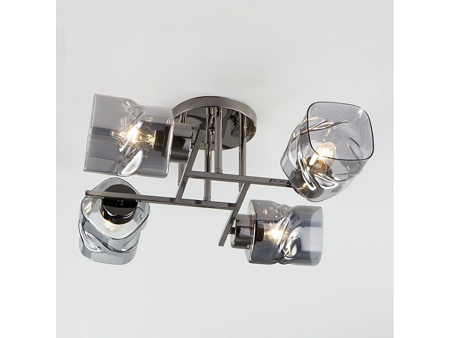 Потолочная люстра Eurosvet Hilari 30165/4 черный жемчуг