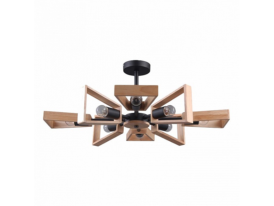 Потолочная люстра Eurosvet Klark 70056/8 черный