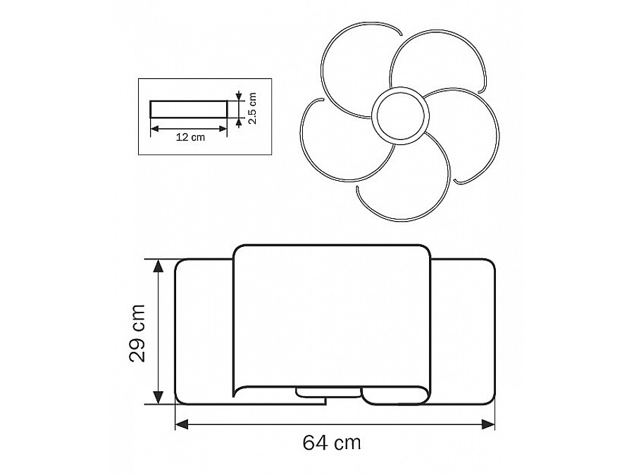 Потолочная люстра Lightstar Pittore 811052