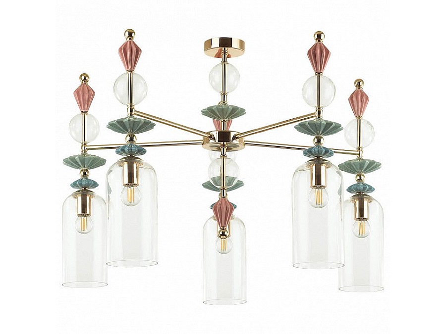 Потолочная люстра Odeon Light Bizet 4855/5C