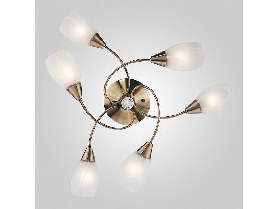 Потолочная люстра Eurosvet Virginia 2275/6 бронза античная