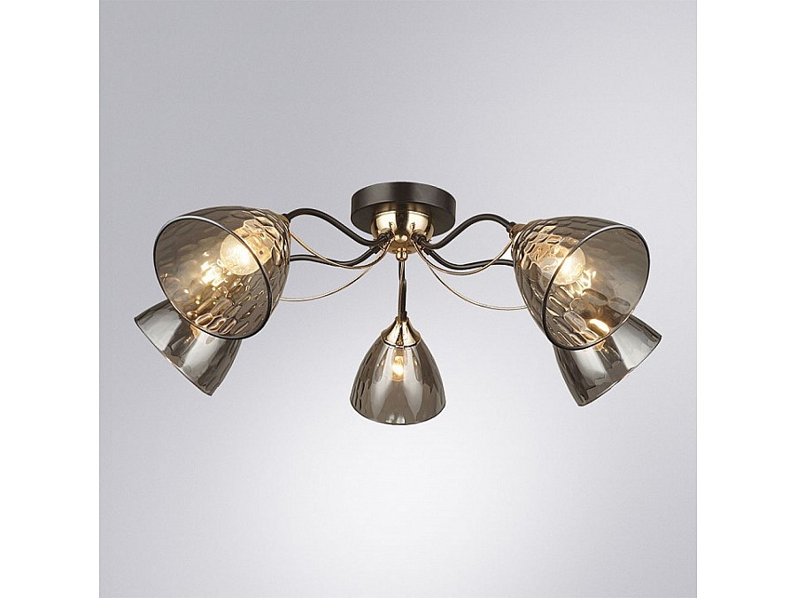 Потолочная люстра Arte Lamp Lily A4366PL-5BK