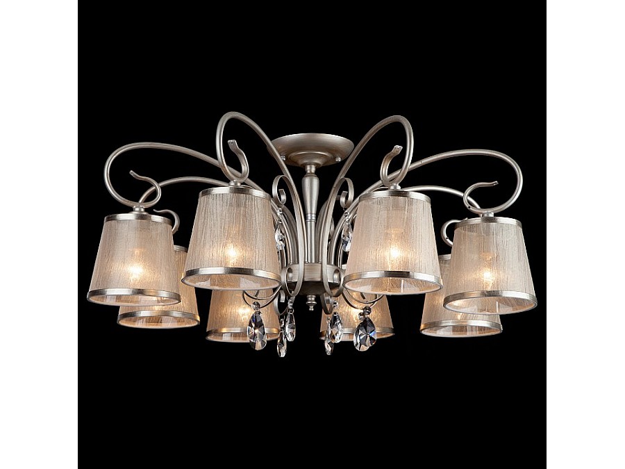 Потолочная люстра Eurosvet Liona 60065/8 серебро