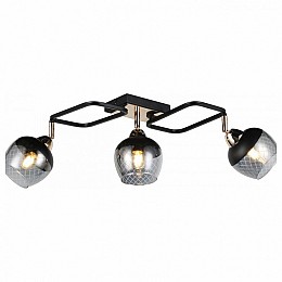 Потолочная люстра Imex MD.19311 MD.19311-3-S-BK+FGD