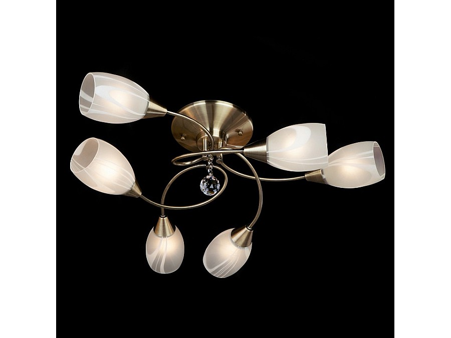 Потолочная люстра Eurosvet Virginia 2275/6 бронза античная