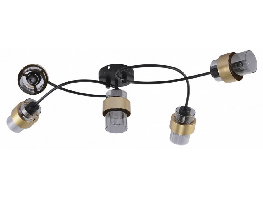 Потолочная люстра Escada 1139 1139/5P Black/Gold