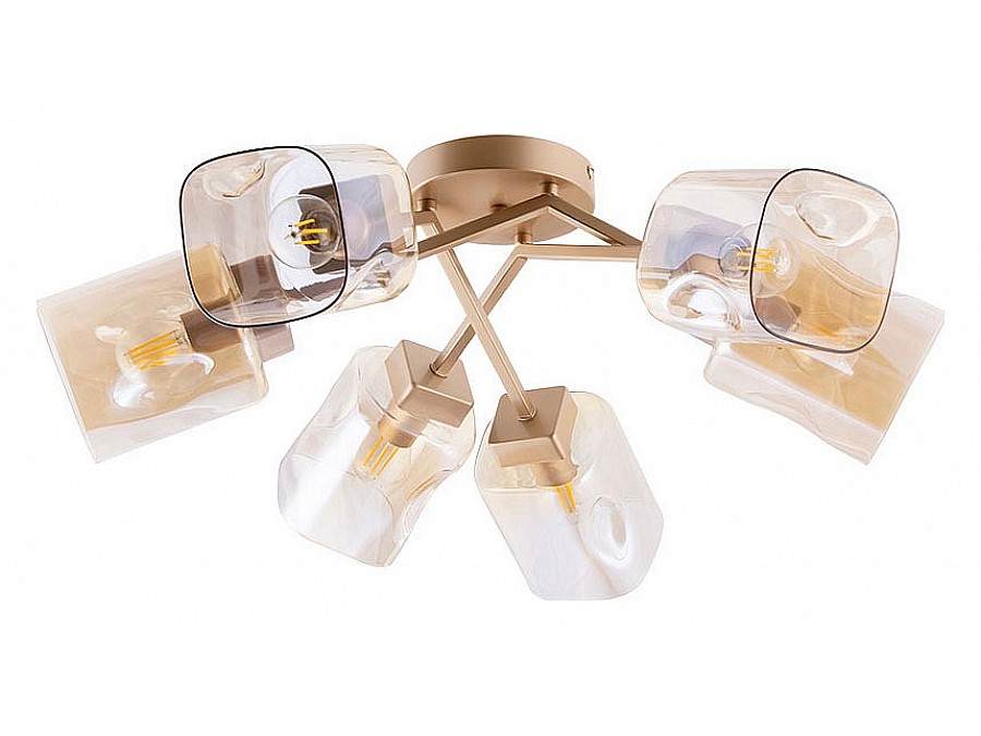 Потолочная люстра Arte Lamp Amfora A2318PL-6SG