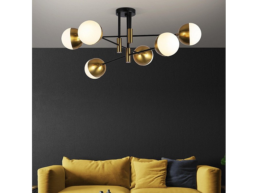 Потолочная люстра Eurosvet Nuvola 70129/6 латунь