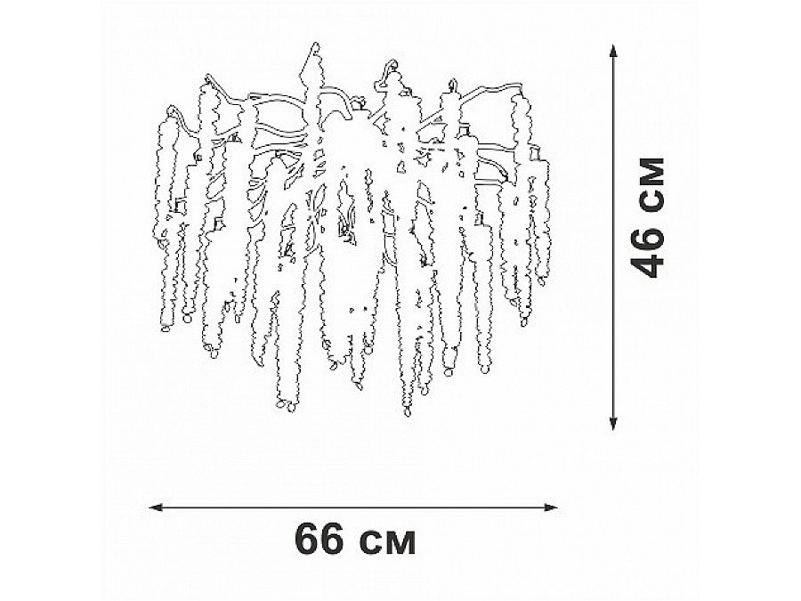 Потолочная люстра Vitaluce V28551 V28551-8/7PL