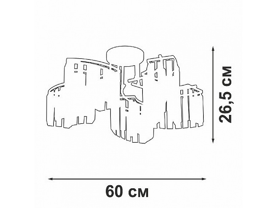 Потолочная люстра Vitaluce V5884 V5884-0/5PL