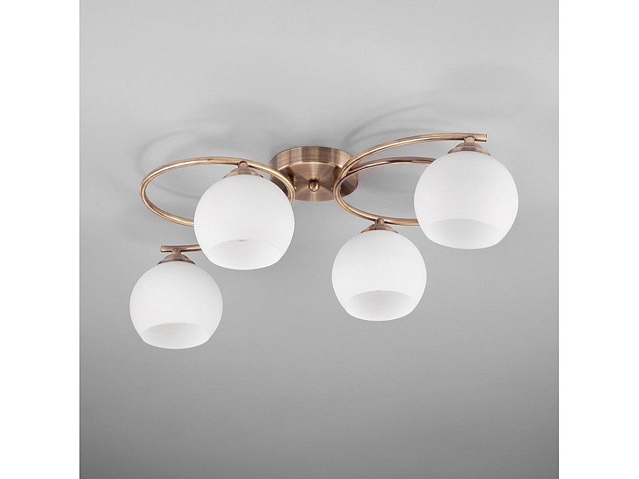 Потолочная люстра Eurosvet Alba 30144/4 античная бронза