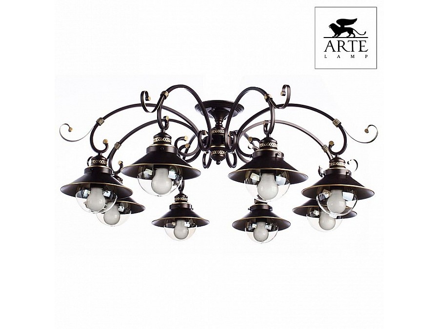 Потолочная люстра Arte Lamp Grazioso A4577PL-8CK