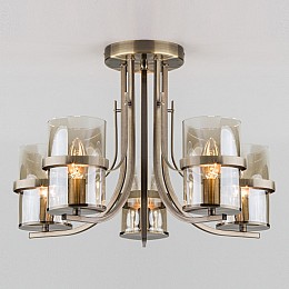 Потолочная люстра Eurosvet Coppa 60085/5 античная бронза