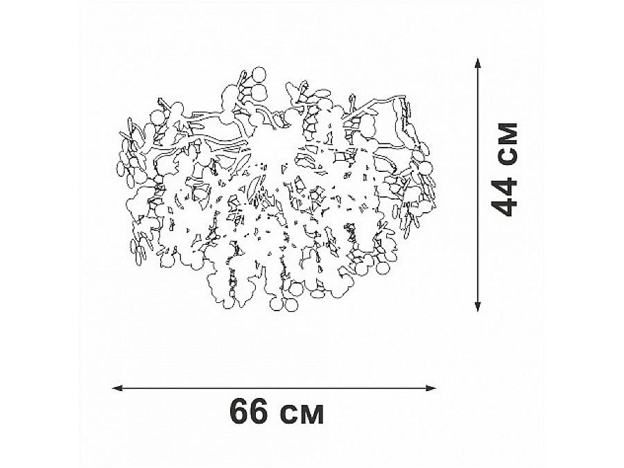 Потолочная люстра Vitaluce V2832 V2832-8/7PL