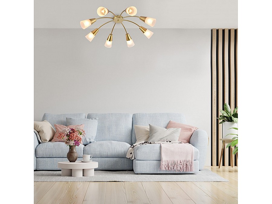 Потолочная люстра Escada Aquilegia 1100/8P Chrome