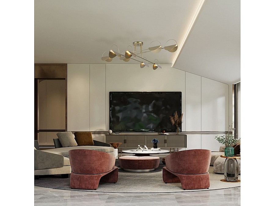 Потолочная люстра Eurosvet Grazia 70148/8 золото