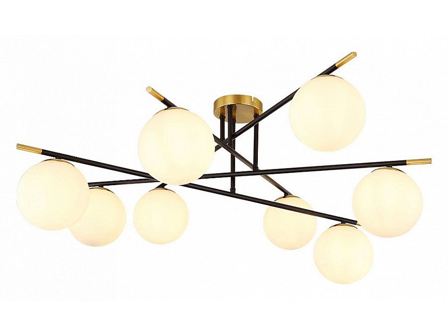 Потолочная люстра Arte Lamp Alcor A2224PL-8BK