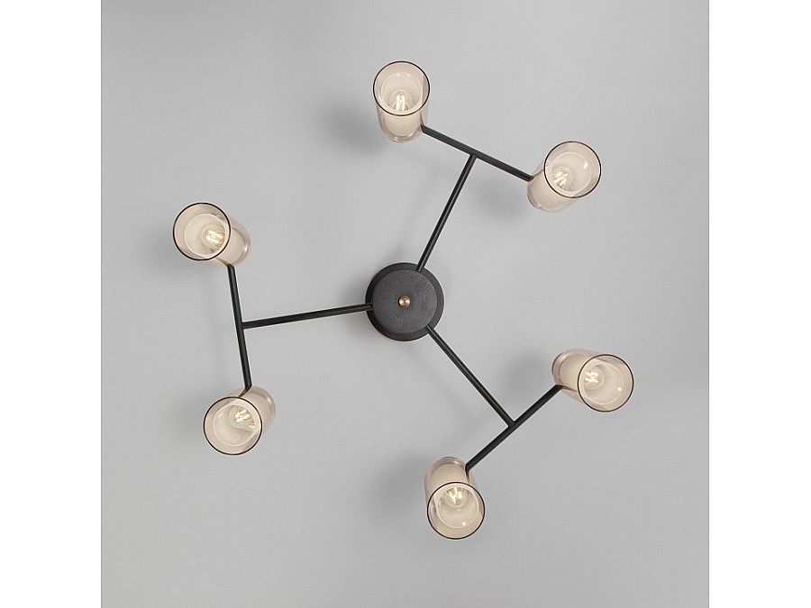 Потолочная люстра Eurosvet Amado 70115/6 черный