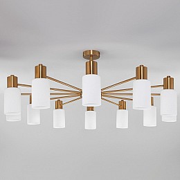 Потолочная люстра Eurosvet Vegga 70160/12 латунь Smart