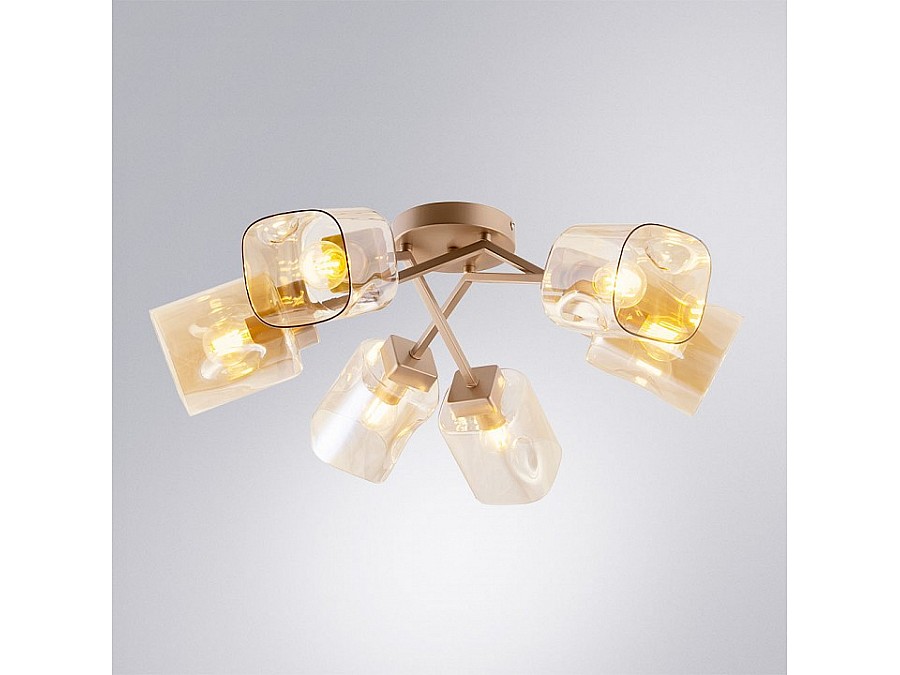 Потолочная люстра Arte Lamp Amfora A2318PL-6SG